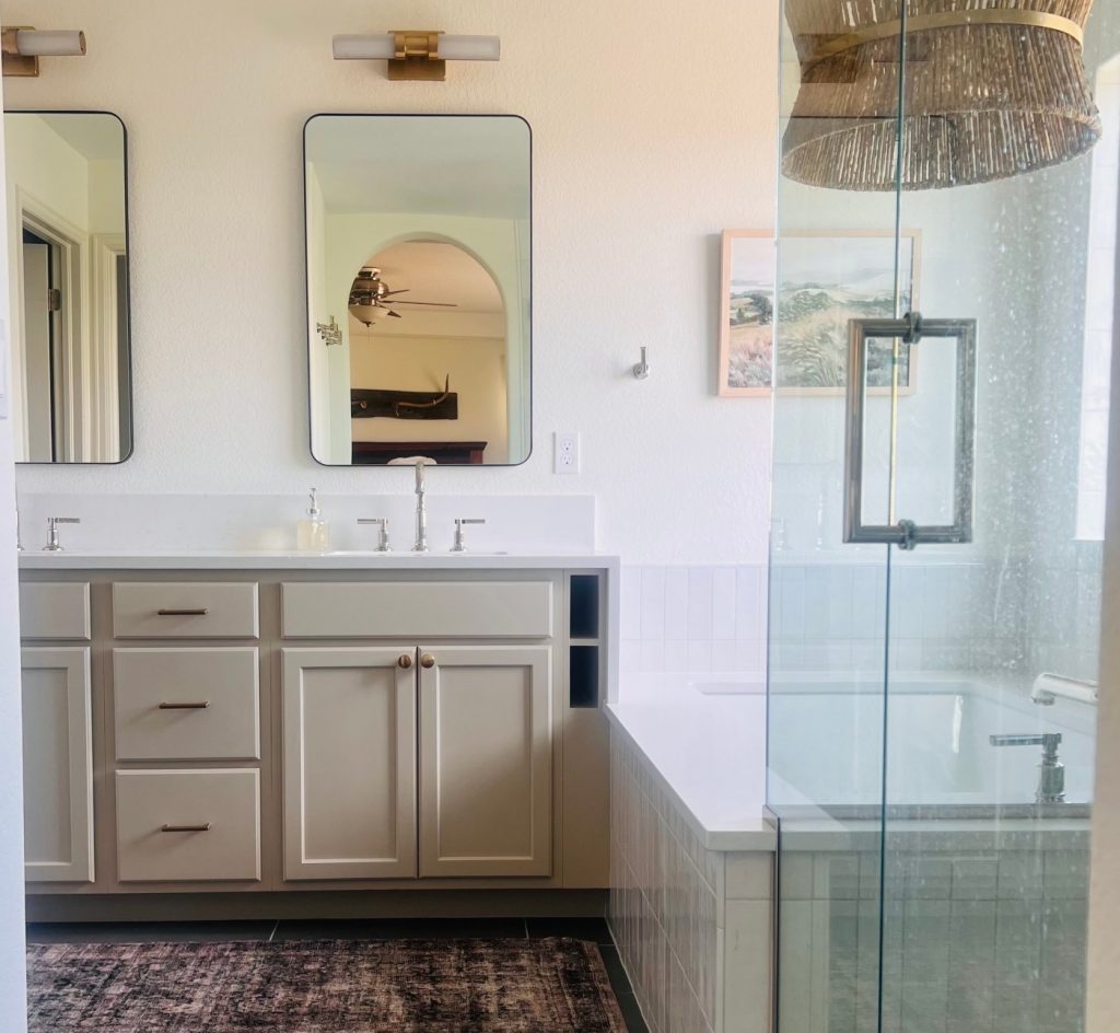 Young couple’s new house remodel: She wanted a new shower. It came with a new kitchen and bath.