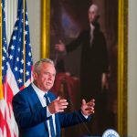 At Nixon Library, Robert F. Kennedy Jr. advocates for scaling back America’s military presence