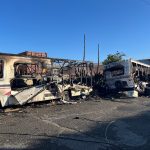 RV fire causes power outages in West Oakland after catching electrical wires