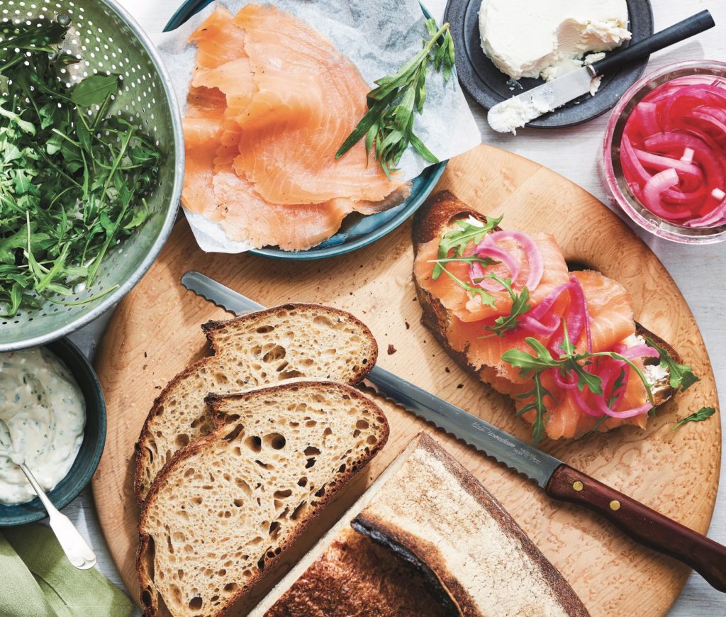 Recipe: Oakville Grocery’s Smoked Salmon Sandwiches with Skyhill Chèvre