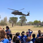 Blackhawk helicopter makes a special visit to San Jose school