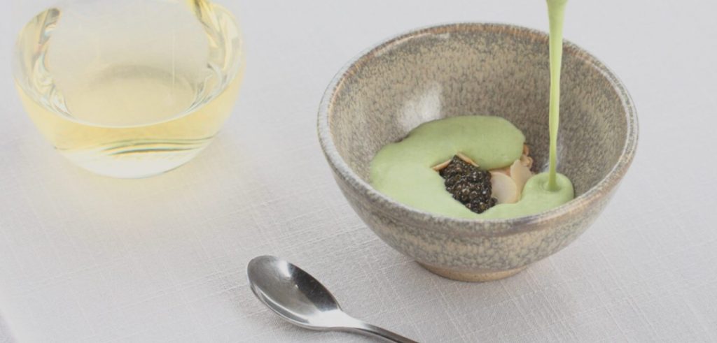 Recipe: Chilled green garlic bisque from Jordan Winery chef Jesse Mallgren