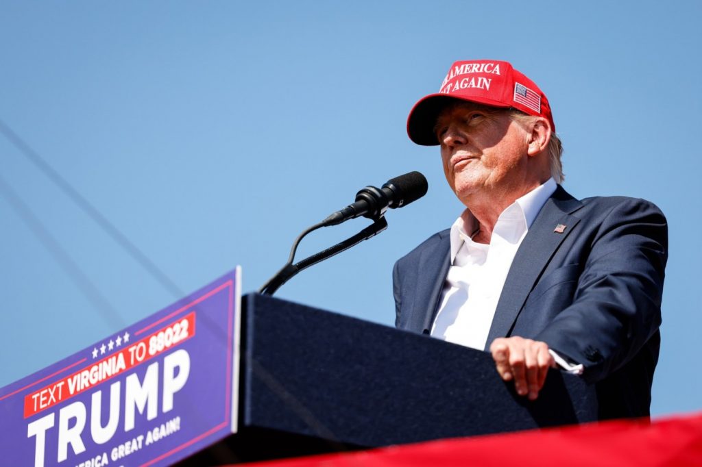 Trump discusses climate change, the American Dream at Virginia rally