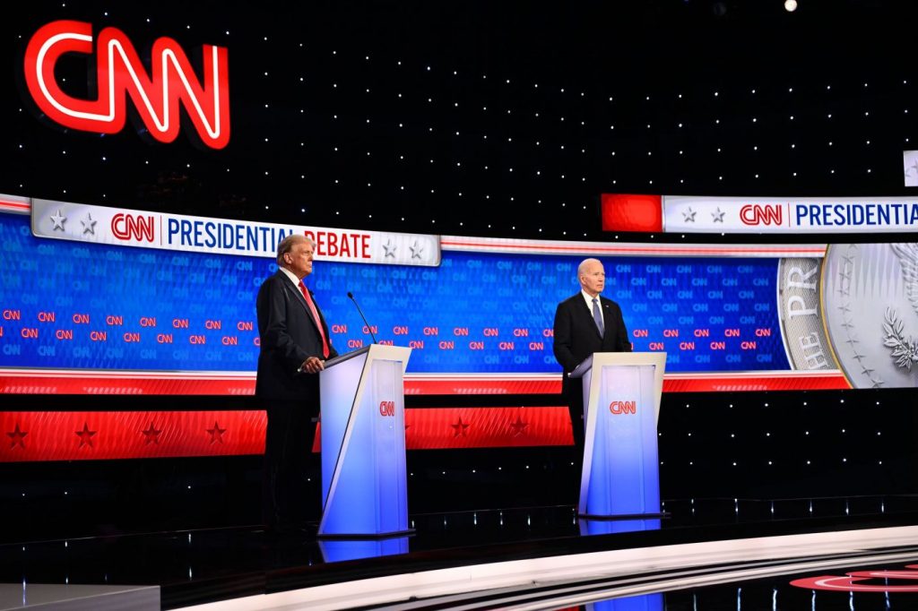 Donald Trump made more than 30 false claims during CNN’s presidential debate — far more than President Biden