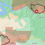 Map: Evacuations in Sierra foothills for Basin and Fresno June Lightning wildfires