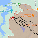 Point Fire map: Evacuations in Sonoma County wine country