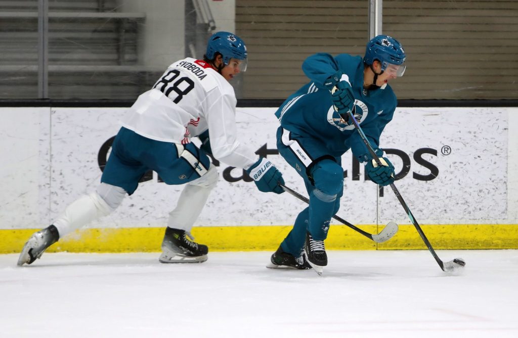 Sharks prospect David Edstrom, acquired in Hertl trade, says he’s headed back to Sweden for 2024-25 season