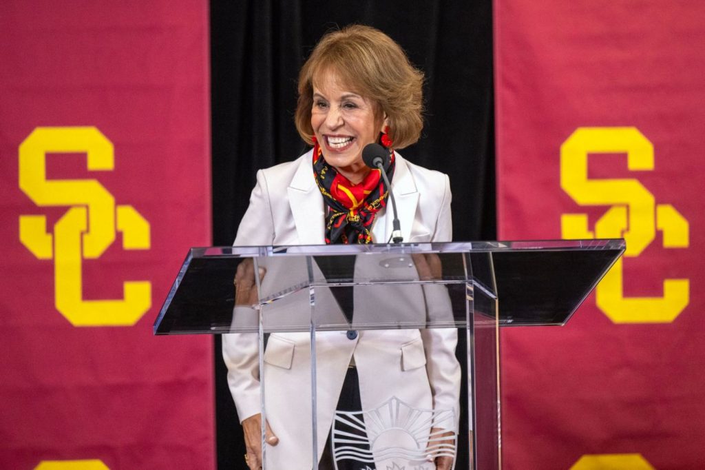 USC President Carol Folt has her contract extended, despite a tumultuous spring