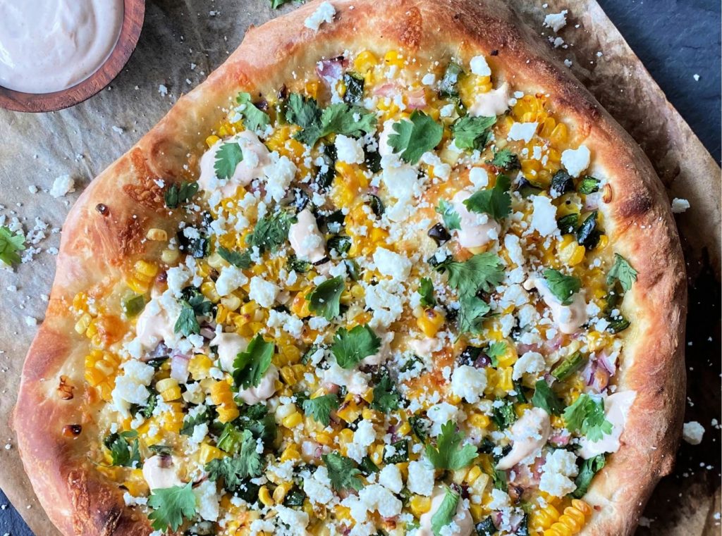 TasteFood: Top this easy grilled pizza with summer corn, poblano chiles