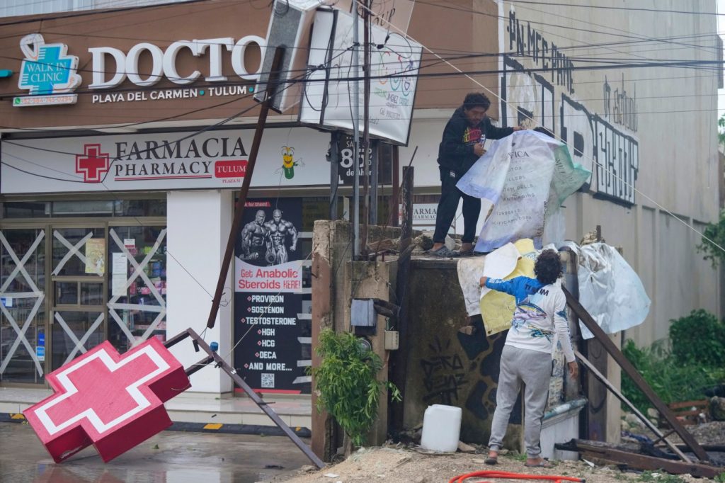 Beryl batters Mexico after deadly swing through Caribbean