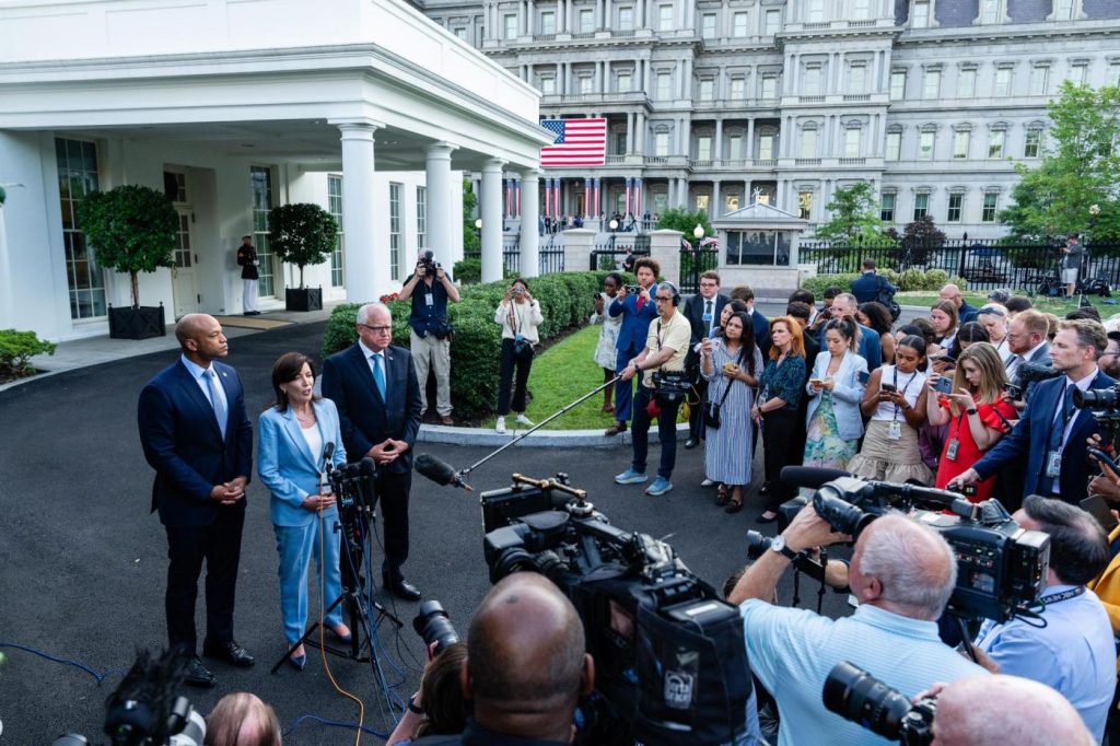 Biden Tells Governors That He Is Staying in the Race