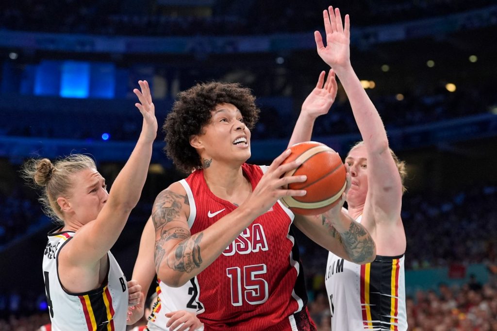 U.S. women stretch Olympic basketball win streak to 57 by beating Belgium