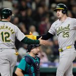 Oakland A’s lose penultimate game in extra innings, but not before Langeliers’ dramatic homer in ninth