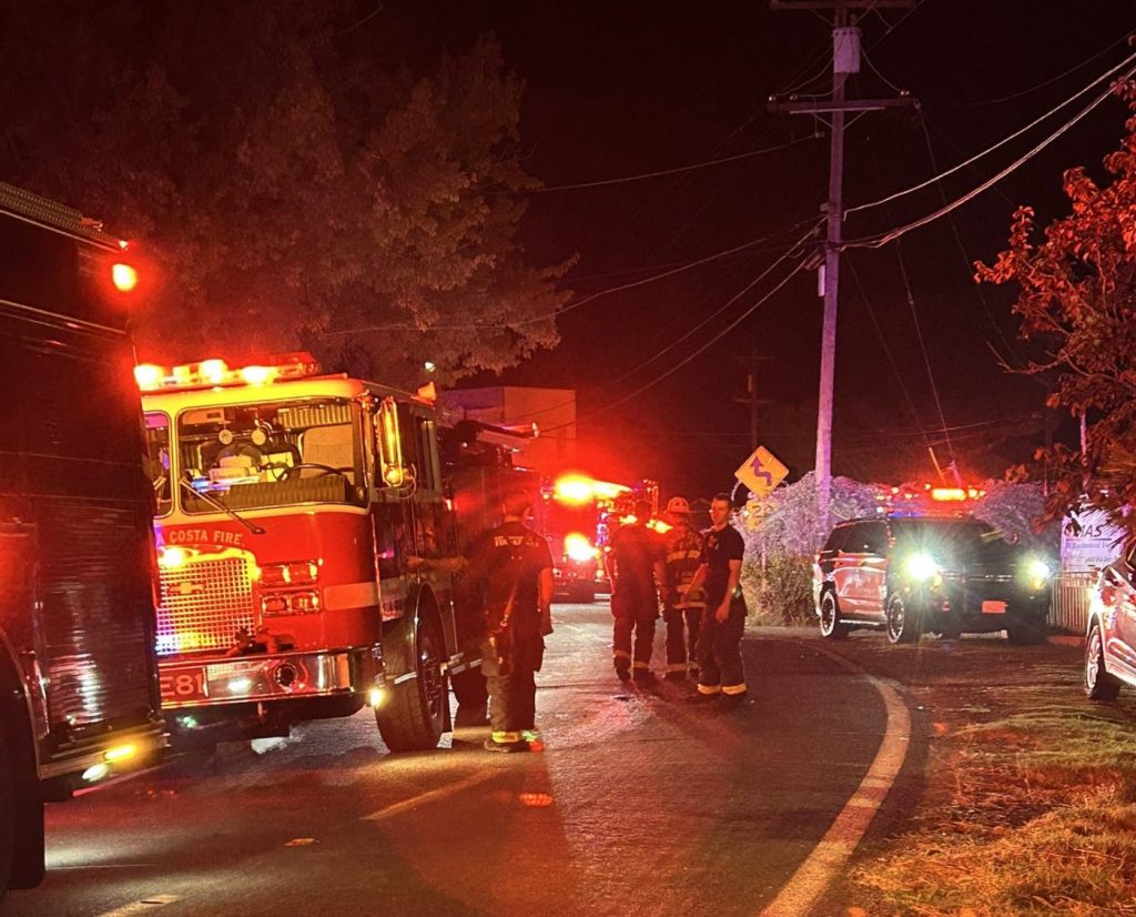 Medics treat one following fire at Bethel Island home