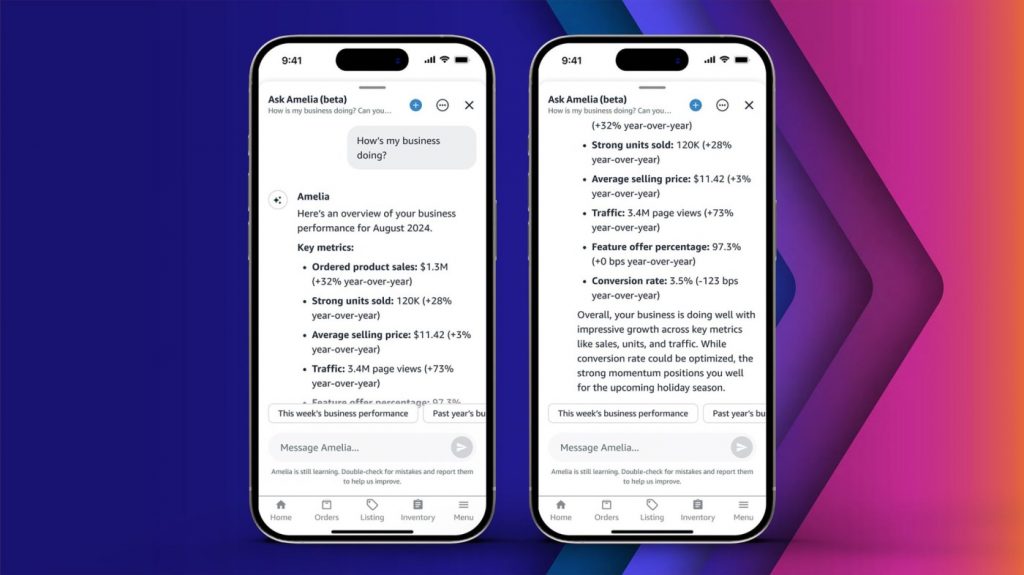 Amazon launches Project Amelia, an AI assistant for third-party sellers