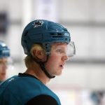 Sharks first-rounder gets a little help from new teammate, on ice and off