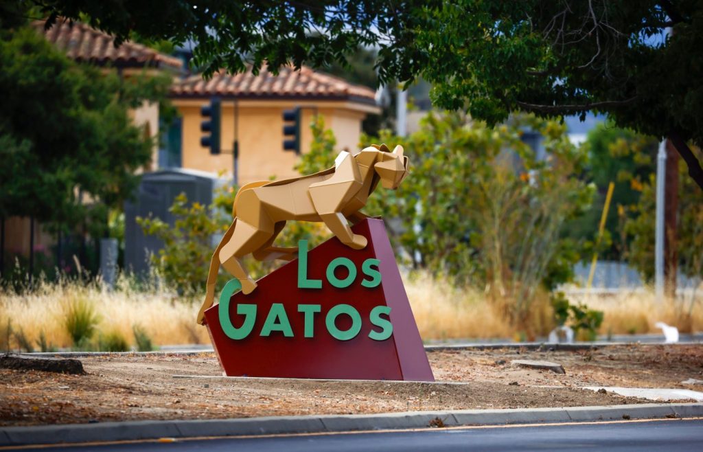 New cat sculpture added to public art series in Los Gatos