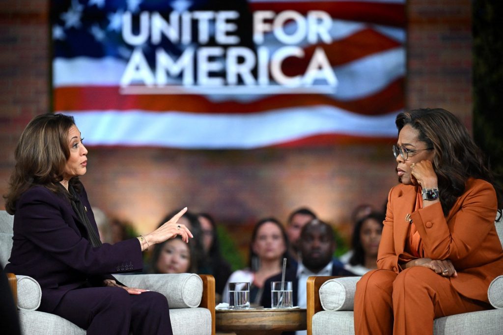 Kamala Harris seeks boost from Oprah as part of digital-first media strategy