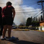 Blaze damages four buildings in Redwood City