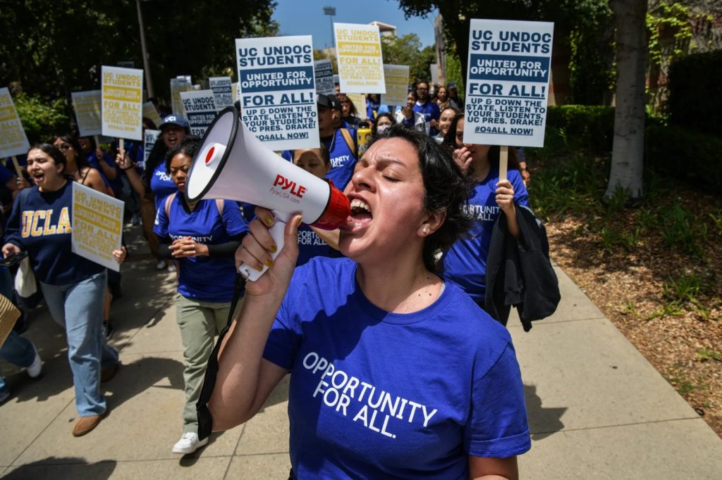 UC says federal law prevents it from hiring undocumented students. A lawsuit seeks to change that