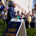 Biden casts 2024 election ballot near his Delaware home, waiting in line with other voters