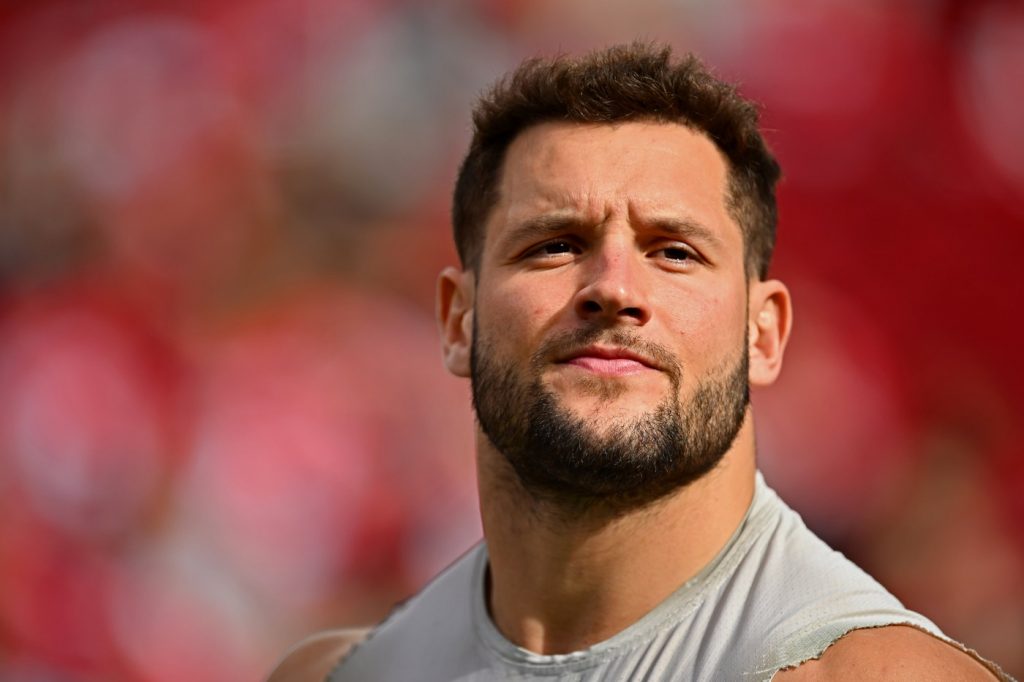 49ers’ Nick Bosa awaits word on potential fine for MAGA hat