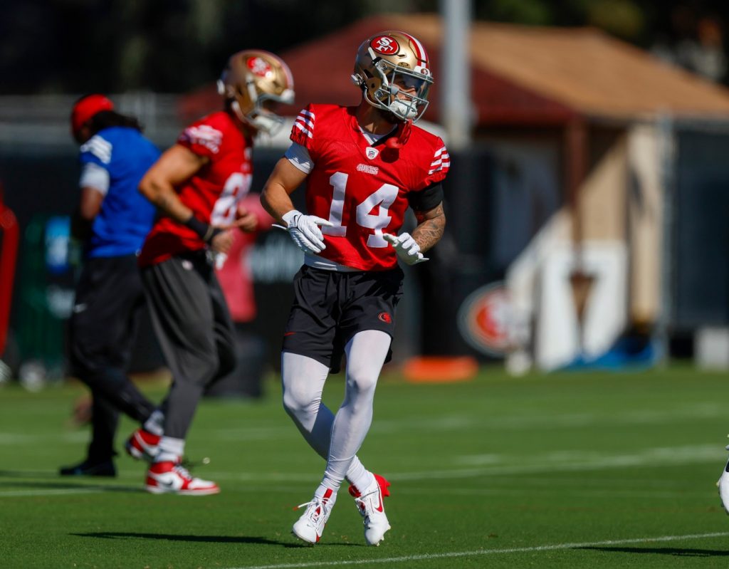 49ers’ Ricky Pearsall practices for first time since San Francisco shooting