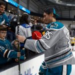 Sharks’ defense prospect practices with team for first time in camp