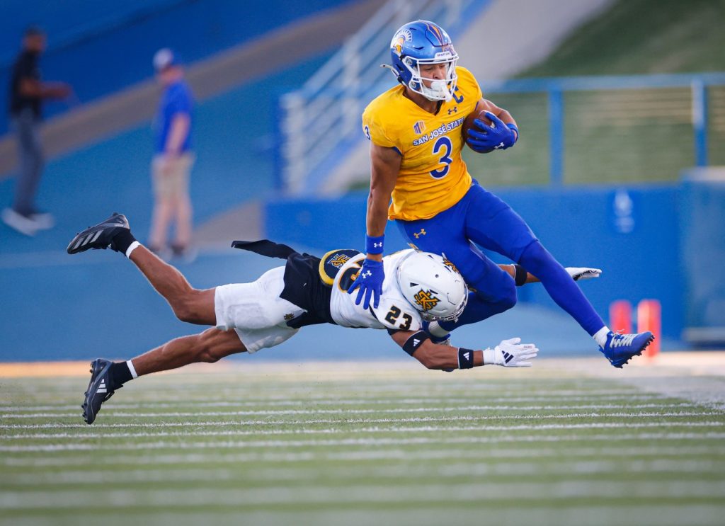 The right move: How former San Jose State backup quarterback became the nation’s leading receiver