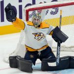 Sharks’ top goalie prospect to make organizational debut this weekend