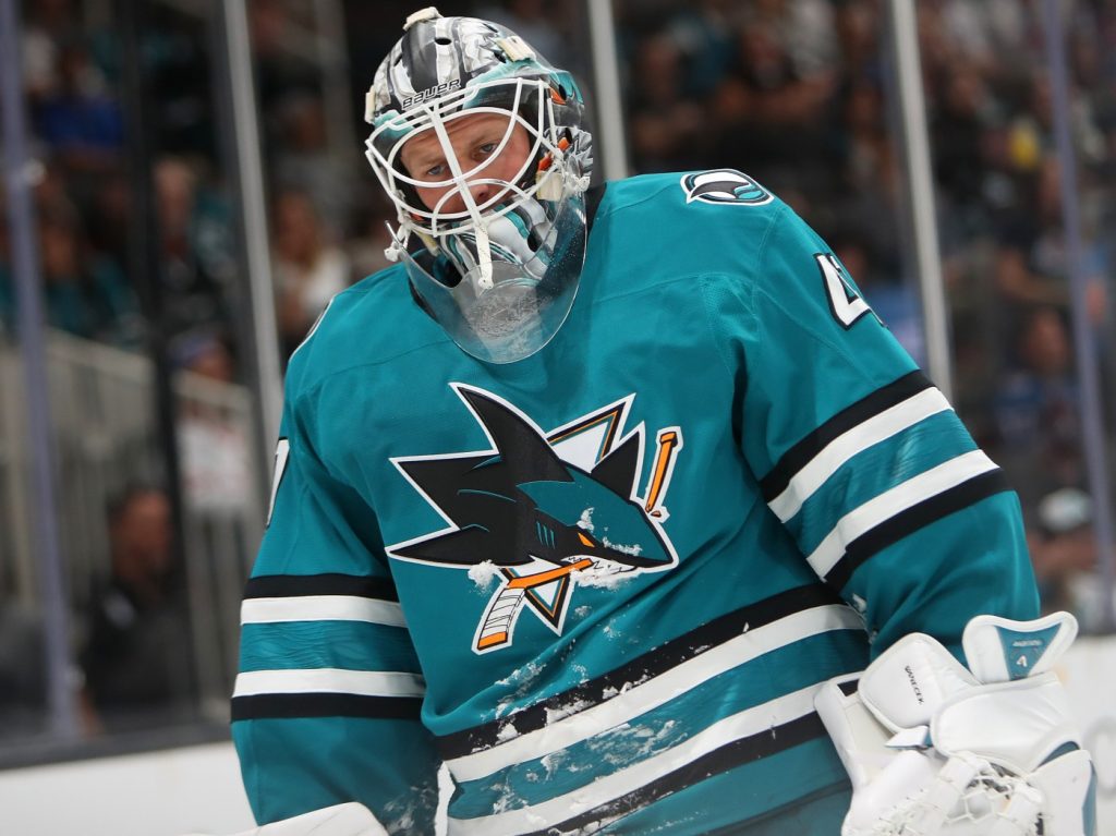 San Jose Sharks can correct Vanecek jersey screwup. Fixing offense is different story