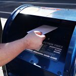 Where can I find a mailbox for my vote-by-mail ballot?