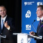 Steve Garvey and Adam Schiff trade barbs over former President Trump, housing and abortion in US Senate debate