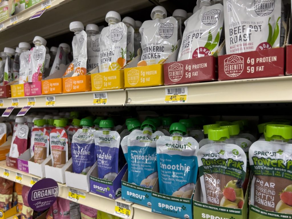 Kids are sucking down baby food pouches at record rates. ‘We’re going to pay for it,’ experts say