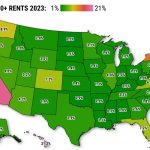 123% more Californians are paying $3,000-plus for rent