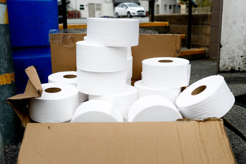 People are panic-buying toilet paper because of the port strike