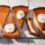 Recipe: King Arthur Baking Co.’s Pumpkin Cheesecake Pie