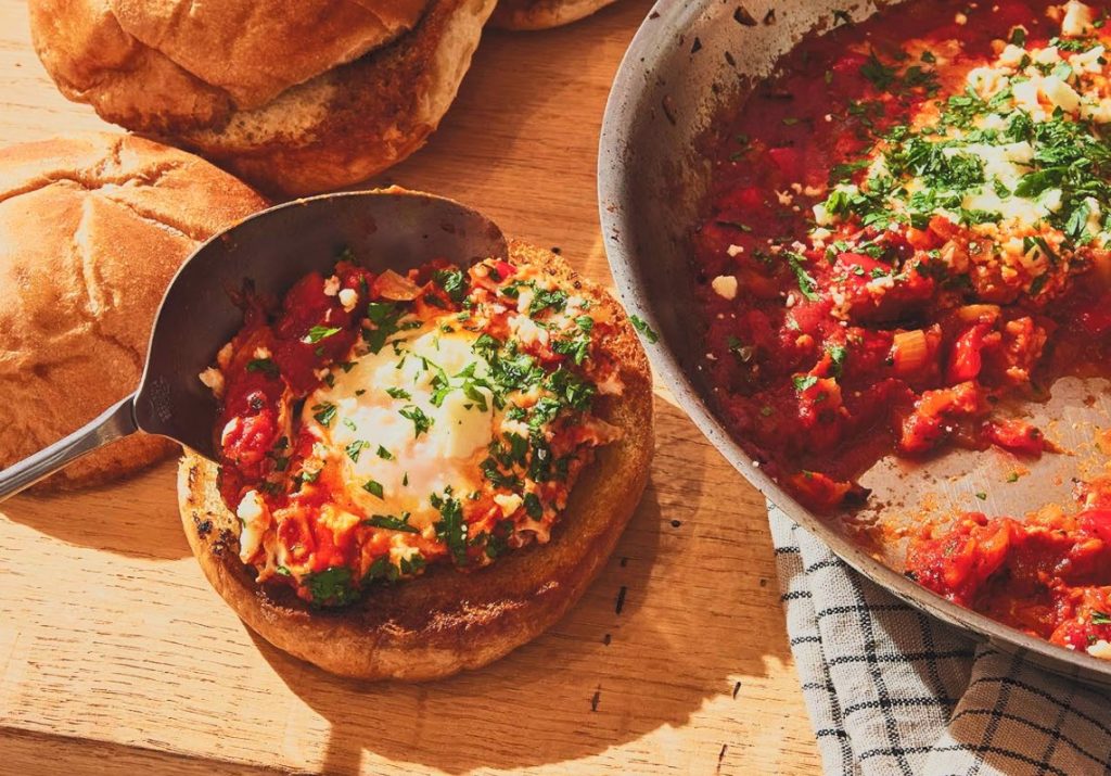 Recipe: Shakshuka breakfast sandwich from TikTok’s Owen Han