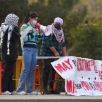 Stanford students rally in support of students facing disciplinary action for staging sit-in