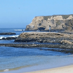 Dead person pulled from surf at Davenport beach