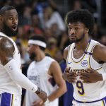 Lakers’ LeBron James, Bronny James make history, share court for first time in NBA in loss to Suns