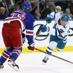 Second-period meltdown dooms Sharks in loss to Rangers