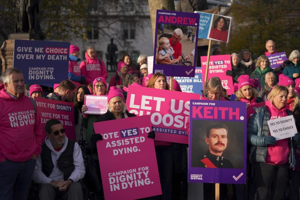 Bill to allow terminally ill adults to end their lives gets initial approval from British lawmakers