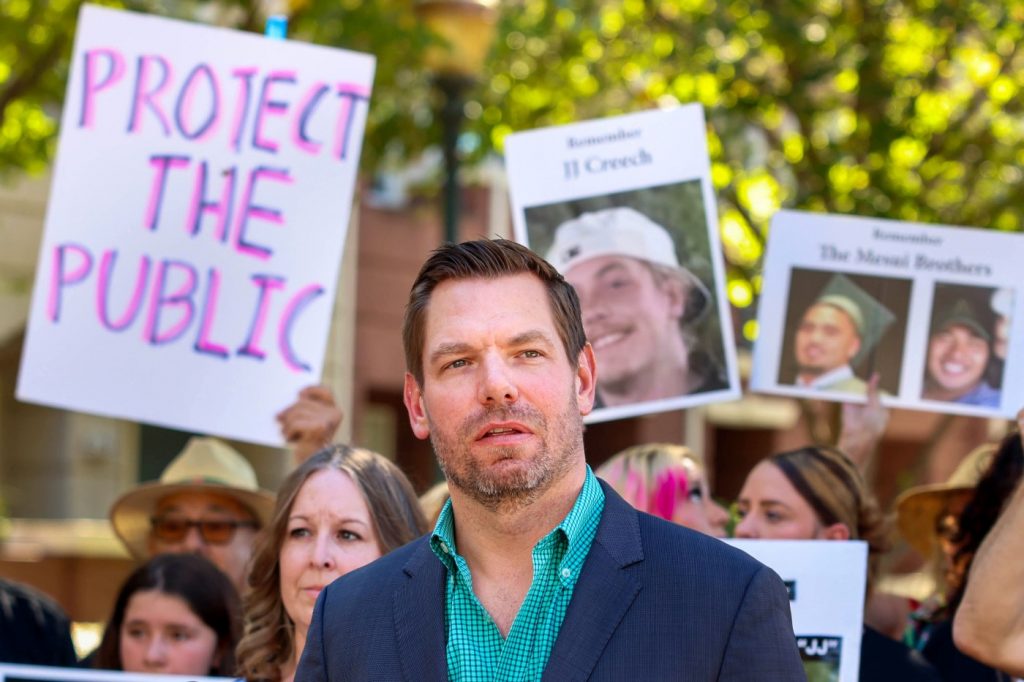 Rep. Eric Swalwell files claim against Pamela Price after ‘defamatory statements’