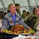 Today in History: November 27, President George W. Bush spends Thanksgiving with U.S. troops in Iraq