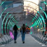 Burning Man light sculpture dazzles downtown San Jose