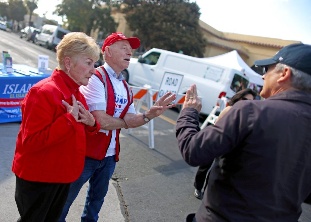 Tensions flare in the Bay Area and supporters get jumpy as presidential election nears