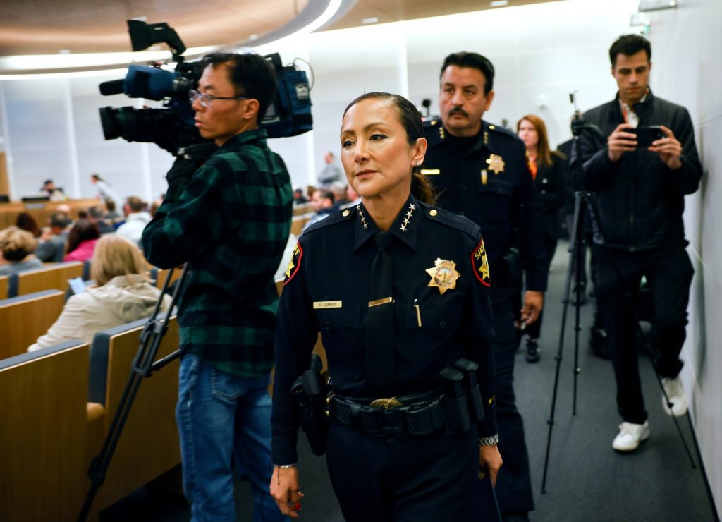 San Mateo County Sheriff Corpus vowed to end corruption. Now she finds herself at the center of scandal