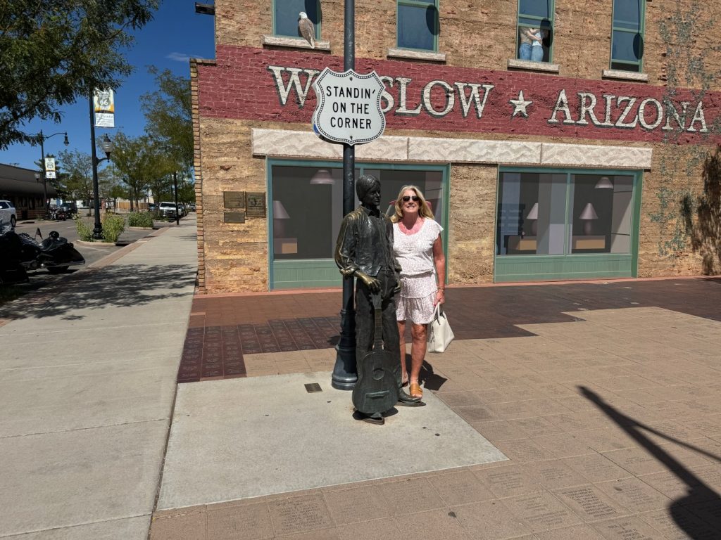 Wish You Were Here: Standing on a corner in Winslow, Arizona