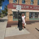 Wish You Were Here: Standing on a corner in Winslow, Arizona